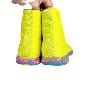 Pink Sneakers Zapatillas NOBULL Neon Swirl Mujer Amarillo No Bull